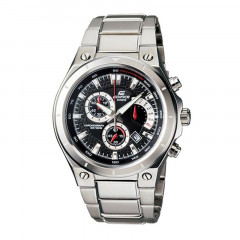 edifice chrono stainless steel bracelet mens